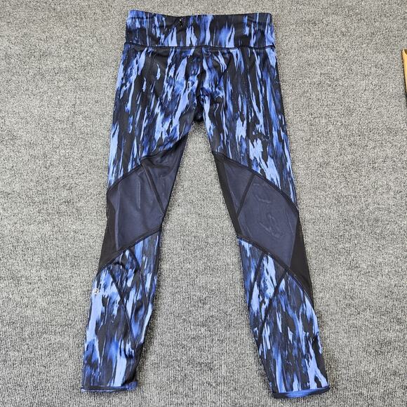 Lululemon All Meshed Up Tight Womens S/M 6/8 Run Painted Animal Sprinkler Pocket - Picture 4 of 8